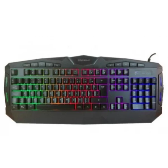 Polygold PG-9901 Usb Kablolu Led Işıklı Multimedya Gaming Q Klavye