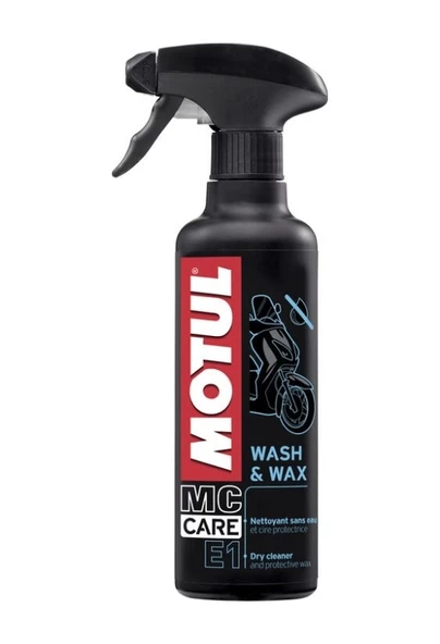 Motul Mc Care E1 Wash & Wax Motosiklet Temizleme Spreyi 400 Ml