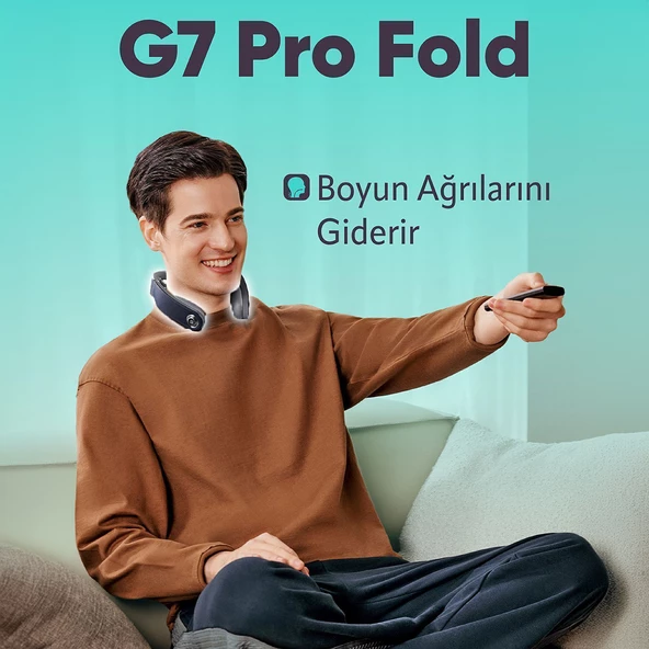 SKG G7 Pro Fold TENS-EMS Akıllı Boyun Masaj Aleti/Robotu, Mobil APP, Isı Terapisi-Termoterapi - 4