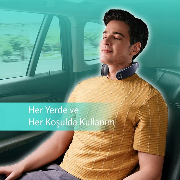 SKG G7 Pro Fold TENS-EMS Akıllı Boyun Masaj Aleti/Robotu, Mobil APP, Isı Terapisi-Termoterapi - 4