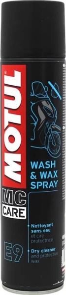 Motul E9 Wash & Wax 400 Ml Temizleme ve Parlatma Spreyi