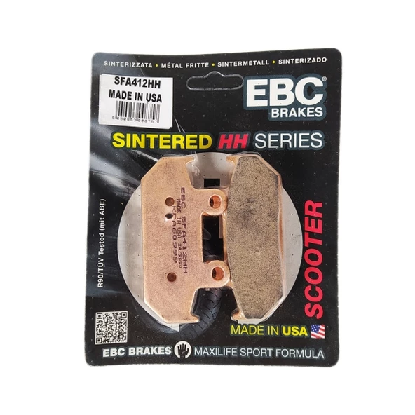 Ebc Sfa412Hh 2007-2024 Suzuki Burgman AN 400 Uyumlu Arka Fren Balatası Sinterli Balata - Resim 2