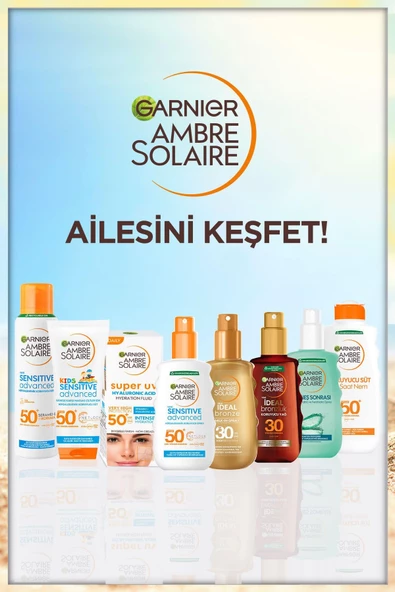 Garnier Ambre Solaire Hassas Ciltler Için Güneş Koruyucu Sprey Spf 50 200 ml - 4