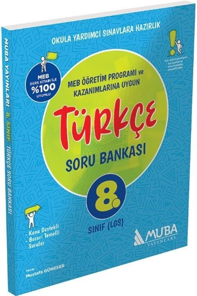 Muba Yayınları LGS 8. Sınıf Türkçe Soru Bankası