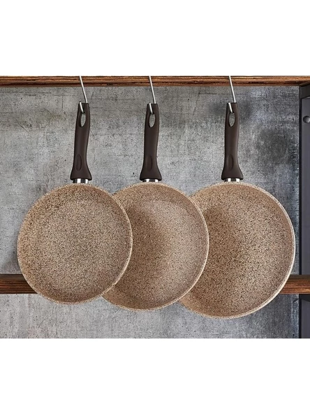 FALEZ Creamy 20-24-28 cm Tava 3'lü Set