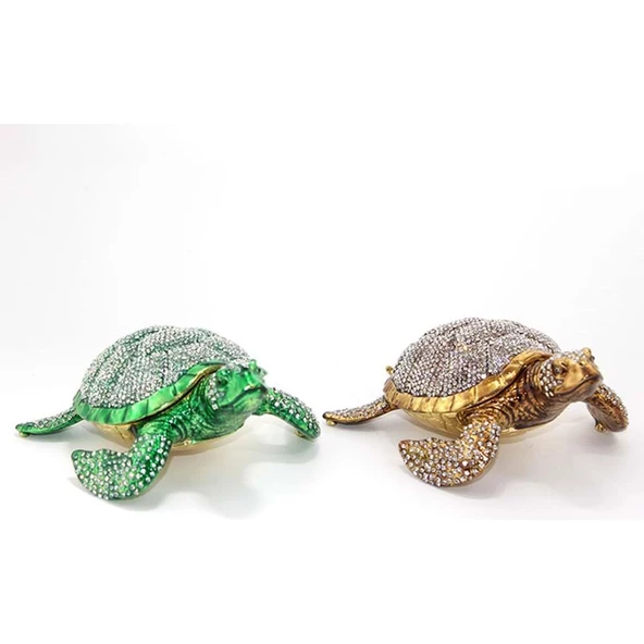 Himarry Taşlı Kaplumbağa Figürü Biblo - 2