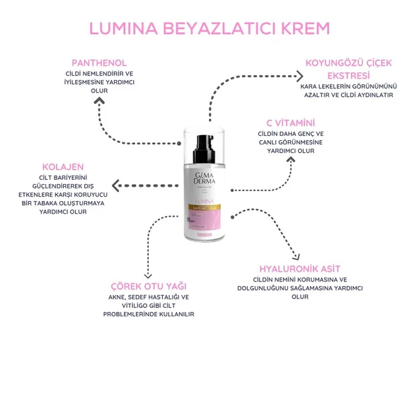 Üçlü Lumina 35 SPF Beyazlatıcı Krem - 2