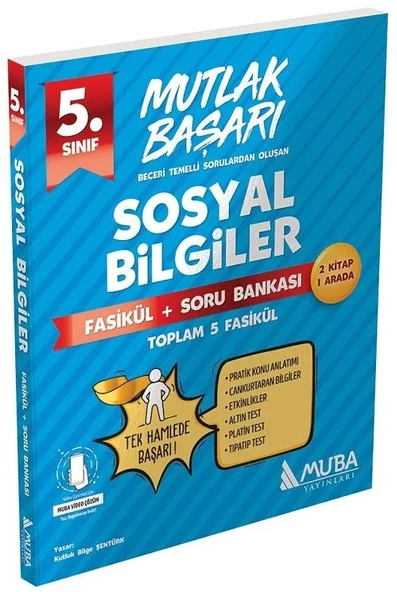 Muba Yayınları 5.Sınıf Sosyal Bilgiler Mutlak Başarı Fasikül ve Soru Bankası - 3