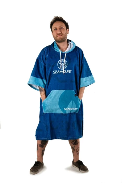 Seamount Havuz Havlu Panço - Basic Blue