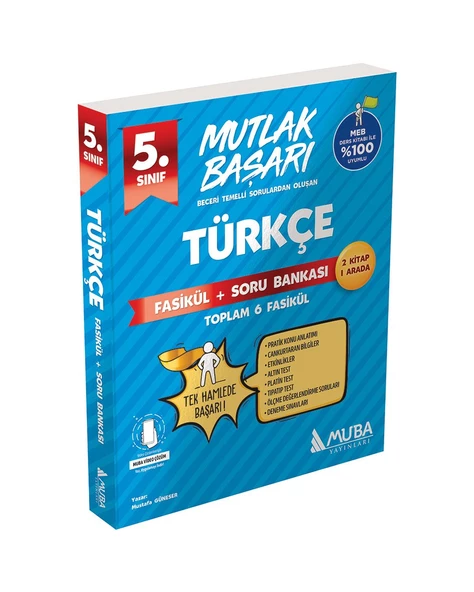 Muba Yayınları 5.Sınıf Türkçe Mutlak Başarı Fasikül ve Soru Bankası - 4