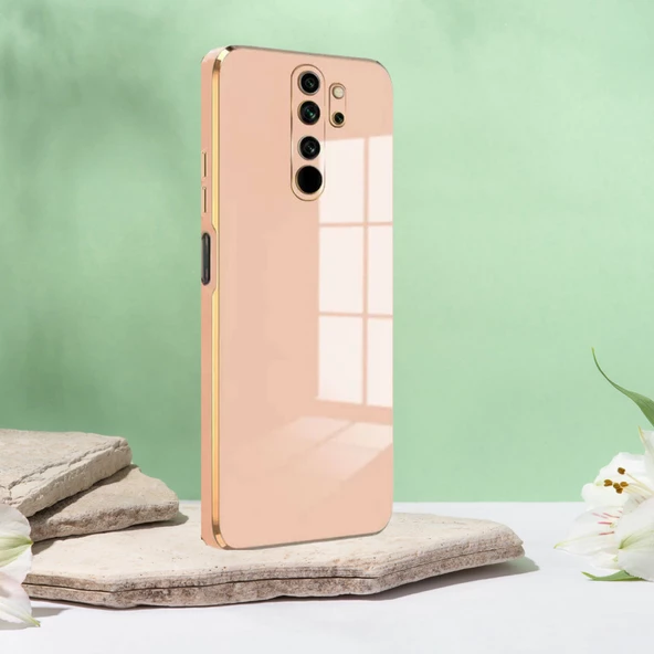 XİAOMİ REDMİ NOTE 8 PRO ŞANZELİZE KILIF ROSE GOLD