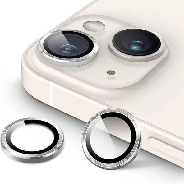 Apple Iphone 11 Uyumlu Kamera Koruyucu Lens GÜMÜŞ