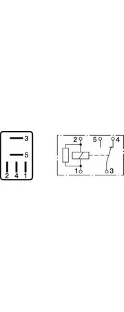12V 10/30A Dirençli Çift Platin Mikro Röle 5 Fiş Bosch 0332201107 - 3