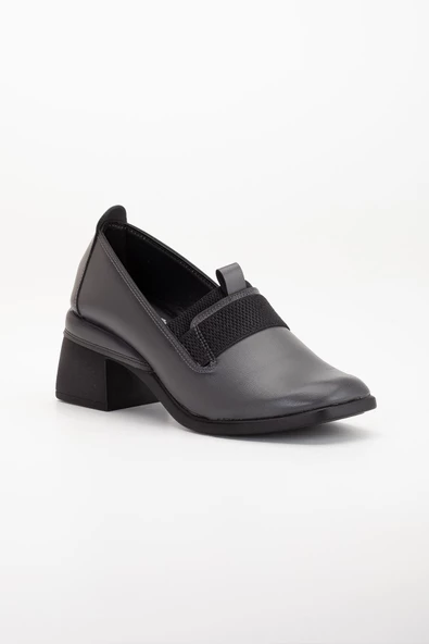 Hazır Taban Yüzüdüz Bağsız Gri Kadın Günlük Ayakkabı - Resim 4