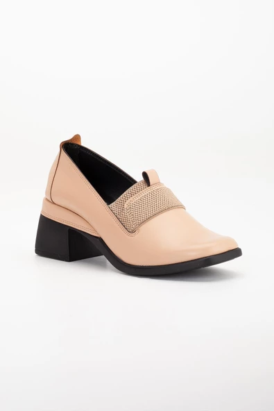 Hazır Taban Yüzüdüz Bağsız Nude Kadın Günlük Ayakkabı - Resim 4