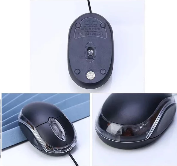 Hadron H5601 Kablolu Işıklı Fare Optik Mouse - 3