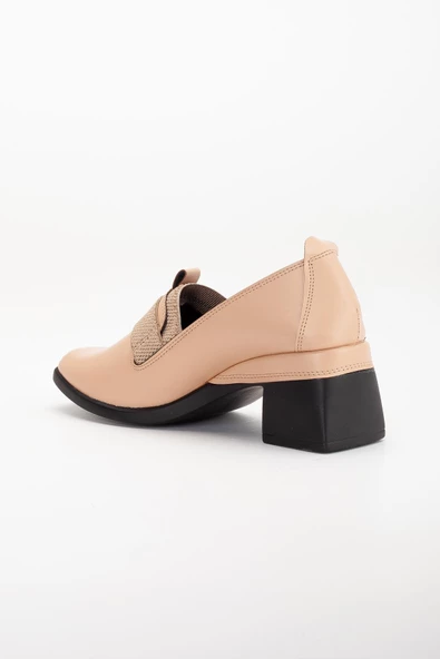 Hazır Taban Yüzüdüz Bağsız Nude Kadın Günlük Ayakkabı - Resim 5