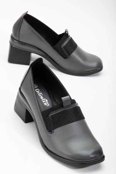 Hazır Taban Yüzüdüz Bağsız Gri Kadın Günlük Ayakkabı - Resim 2