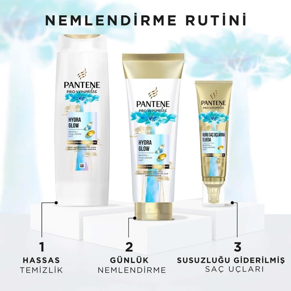 Pantene PRO-V MIRACLES Hydra Glow Nemlendirici Saç Bakım Kremi Kuru Saçlar için 275ML - 4