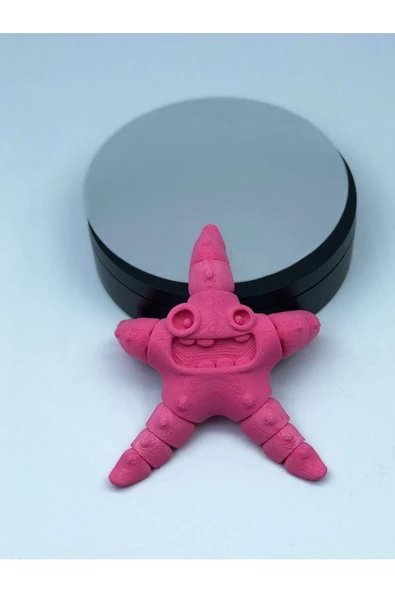3d Hareketli Deniz Yıldızı Oyuncak - Pembe - Resim 2