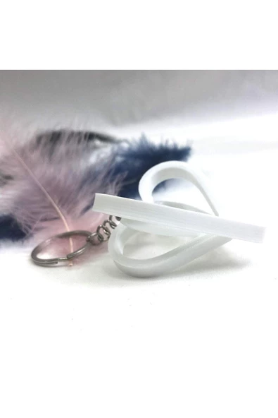 3d Üçlü Kalp Anahtarlık - Resim 2