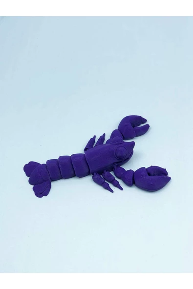 3d Hareketli Istakoz Figürlü Oyuncak - Mor - Resim 2