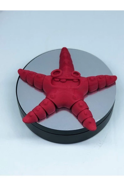 3d Hareketli Deniz Yıldızı Oyuncak - Kırmızı - Resim 5
