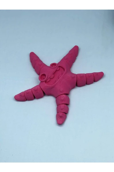 3d Hareketli Deniz Yıldızı Oyuncak - Pembe - Resim 3