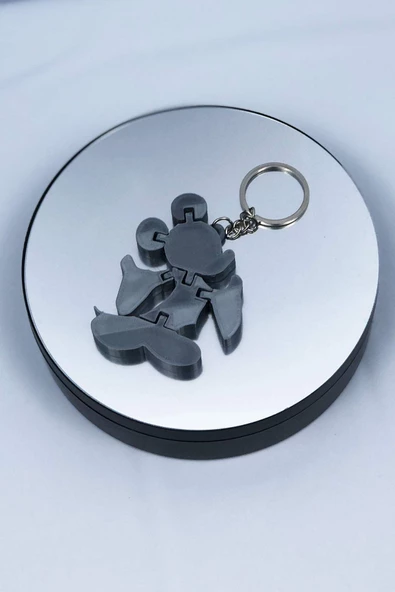 3d Mickey Mouse Figürlü Anahtarlık - Resim 4