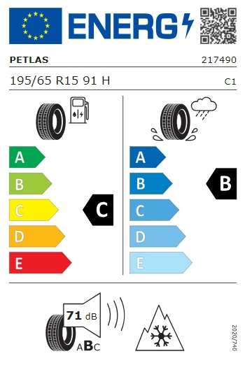 Petlas 195/65 R15 91H Snowmaster 2 Kış Lastiği 2024 Üretim - 3