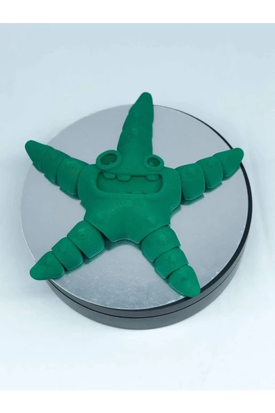 3d Hareketli Deniz Yıldızı Oyuncak - Yeşil - 2