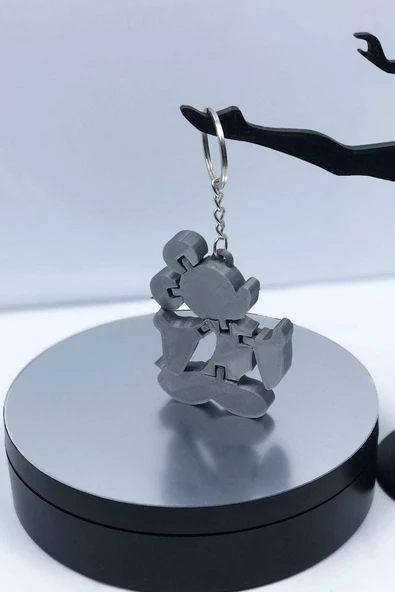 3d Mickey Mouse Figürlü Anahtarlık - Resim 6