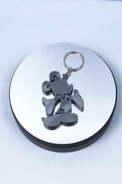 3d Mickey Mouse Figürlü Anahtarlık - Resim 2
