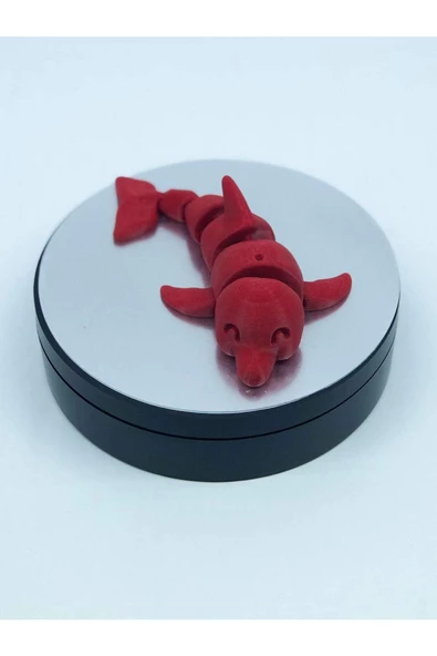 3d Hareketli Yunus Figürlü Oyuncak - Kırmızı ürün görseli 1