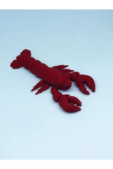 3d Hareketli Istakoz Figürlü Oyuncak - Kırmızı - 4