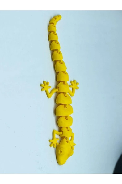 3d Hareketli Oyuncak Kertenkele-sarı - Resim 5