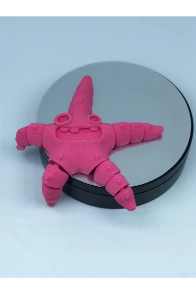 3d Hareketli Deniz Yıldızı Oyuncak - Pembe - Resim 5