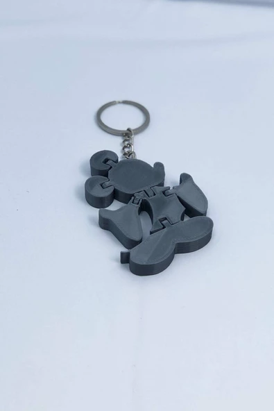 3d Mickey Mouse Figürlü Anahtarlık - Resim 3