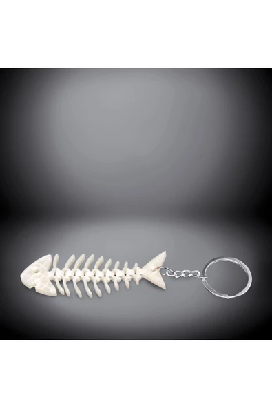 3D Haraketli Balık Anahtarlık - Fosforlu - 8