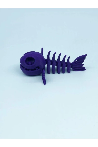 3d Hareketli Balık Figürlü Oyuncak - Mor - 3
