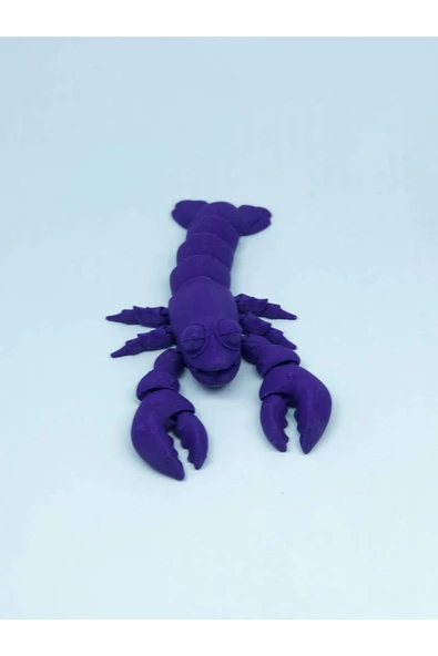 3d Hareketli Istakoz Figürlü Oyuncak - Mor - Resim 3