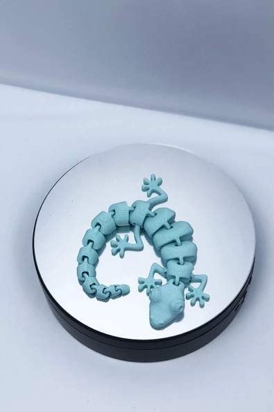 3d Hareketli Oyuncak Kertenkele- Turkuaz - Resim 3