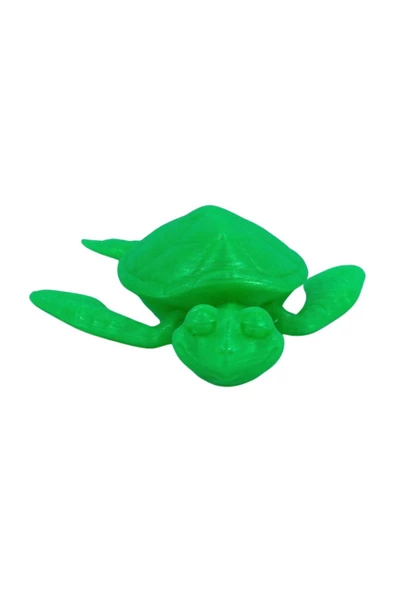 3D Hareketli Kaplumbağa Figürlü Oyuncak - Neon Yeşili ürün görseli 1