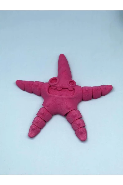 3d Hareketli Deniz Yıldızı Oyuncak - Pembe - Resim 4