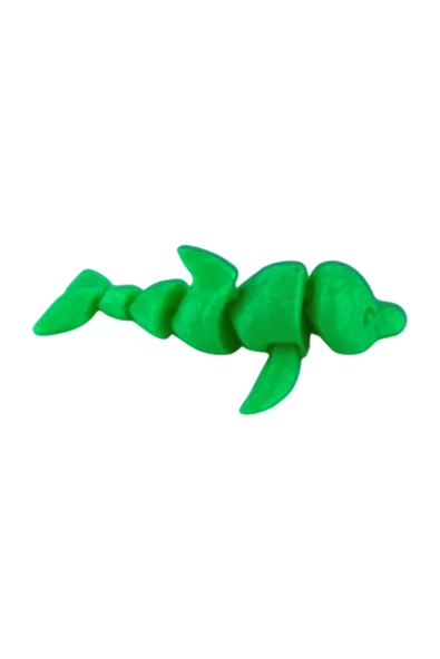 3D Hareketli Yunus Figürlü Oyuncak - Neon Yeşili - 2