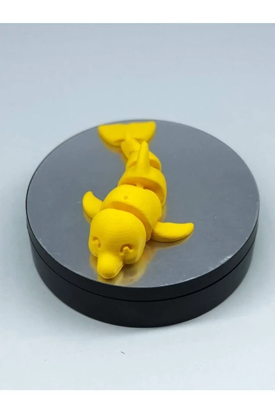 3d Hareketli Yunus Figürlü Oyuncak - Sarı - Resim 7