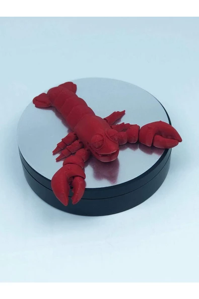 3d Hareketli Istakoz Figürlü Oyuncak - Kırmızı - 3