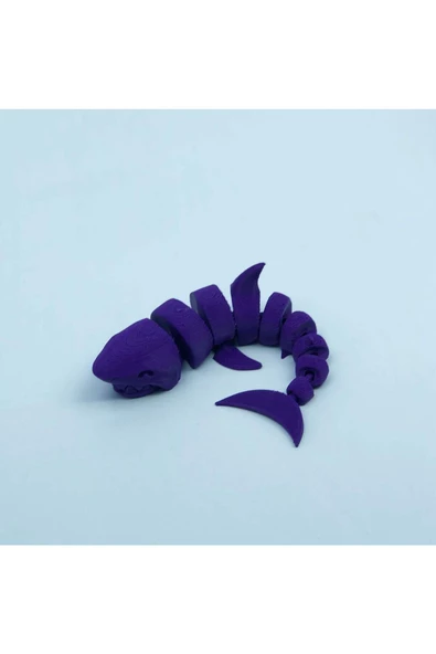 3d Hareketli Köpek Balığı Figürlü Oyuncak - Mor ürün görseli 1