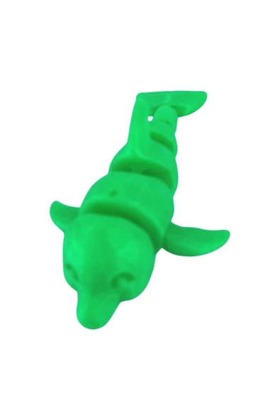 3D Hareketli Yunus Figürlü Oyuncak - Neon Yeşili - 8