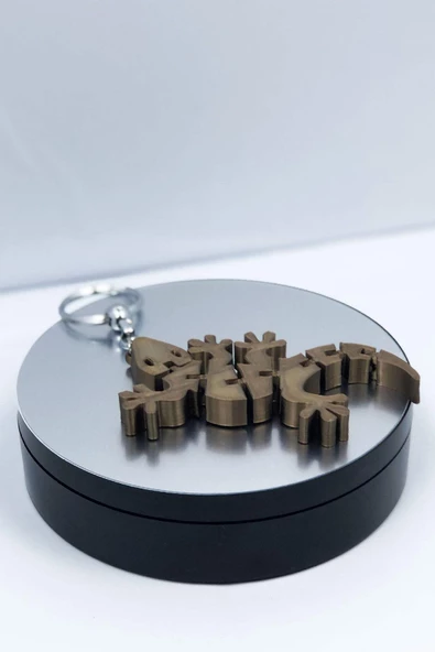 3d Timsah Figürlü Anahtarlık - Resim 3
